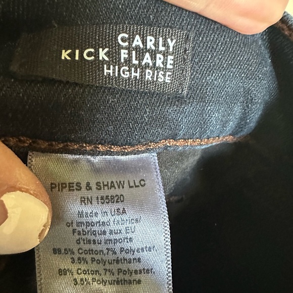Veronica Beard Carly Kick Flare High Rise Jeans size 30 - Picture 4 of 4